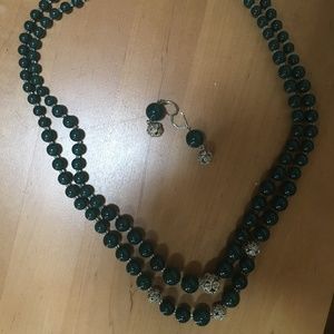 Necklace and earring set